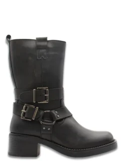 New goodstep Bottes Femme coralina Cuir Noir