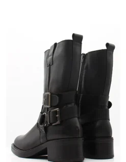 New goodstep Bottes Femme coralina Cuir Noir