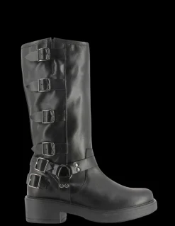 Discount hylton Bottes Femme Cuir Noir Celine