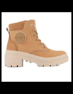 Best palladium Bottines Femme pallarise nbk wl Nubuck Beige