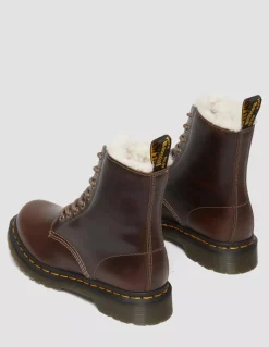 Hot dr martens Bottines Fourrées Femme 1460 pascal serena dark khaki orleans