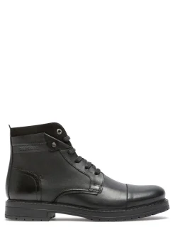 New redskins Bottines Homme notif cuir noir