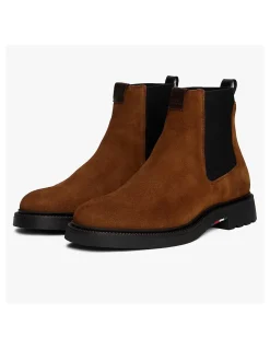tommy hilfiger Bottines Tendance Homme Soho Camel Cuir