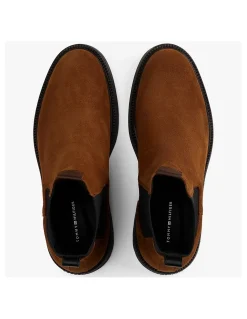 tommy hilfiger Bottines Tendance Homme Soho Camel Cuir