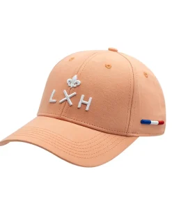 Best lxh Casquette Coton corail/blanc