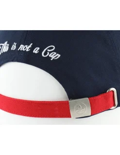 Outlet lxh Casquette Coton liseré bleu/rouge/blanc