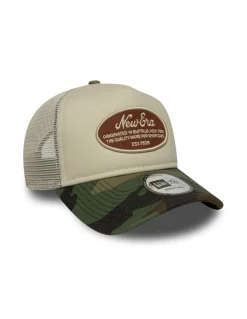 New new era Casquette oval patch camo trucker newera stnwdc