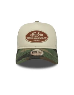 New new era Casquette oval patch camo trucker newera stnwdc
