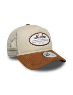 Discount new era Casquette oval patch suede trucker newera stndau