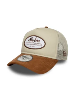 Discount new era Casquette oval patch suede trucker newera stndau