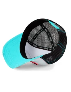 Hot von dutch Casquette Trucker Blanc/Bleu