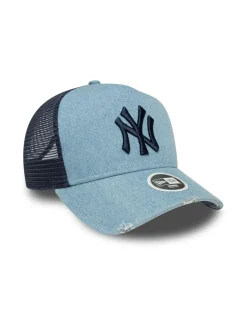 new era Casquette Wmns denim trucker pastel blue