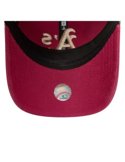 Clearance new era Casquettee Washed 9twenty trucker Dark Red