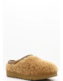 Best ugg Chaussons Femme Tasman Maxi Curly Chestnut