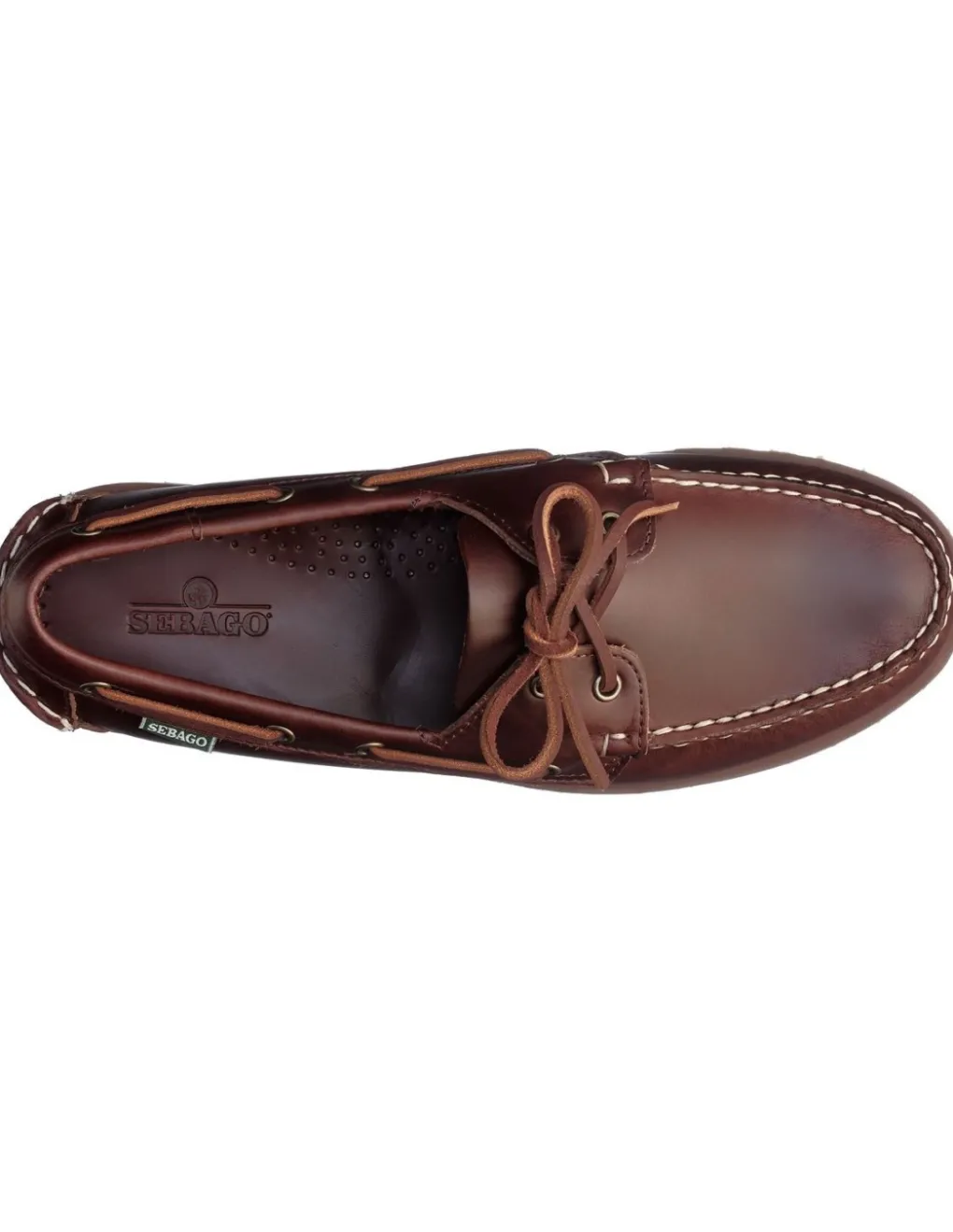 Clearance sebago Chaussures Bateau Femme ranger waxy woman Brown