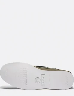 Best timberland Chaussures bateau homme Classic Boat Shoe Dark Green Nubuck