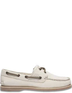 timberland Chaussures bateau homme Classic Boat Shoe Natural Nubuck