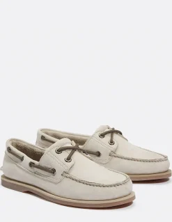 timberland Chaussures bateau homme Classic Boat Shoe Natural Nubuck