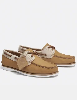 timberland Chaussures Bateau Medium Beige Nubuck