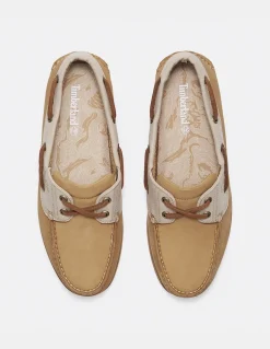 timberland Chaussures Bateau Medium Beige Nubuck