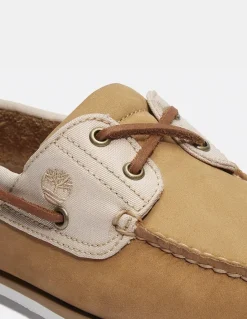 timberland Chaussures Bateau Medium Beige Nubuck
