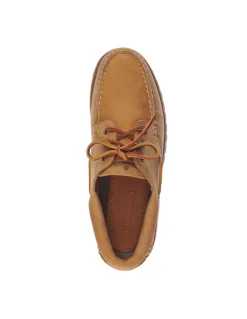 Outlet sebago Chaussures Bâteaux Homme Acadia Crazy Horse Brown Tan