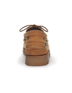 Outlet sebago Chaussures Bâteaux Homme Acadia Crazy Horse Brown Tan