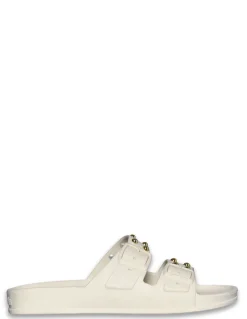 Outlet cacatoes Claquettes Femme Florianopolis craie