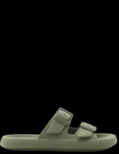 Sale cacatoes Claquettes Femme Jessy Classic Dark Kaki