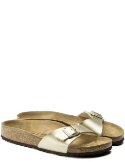 birkenstock Claquettes Femme Madrid Bf Gold