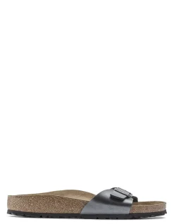 Outlet birkenstock Claquettes Femme Madrid Metal Black
