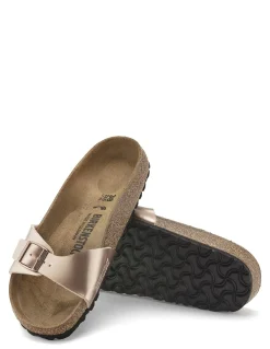 New birkenstock claquettes femme madrid metallic copper rose gold