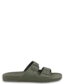 Sale cacatoes Claquettes Femme Rio de Janeiro Dark Kaki