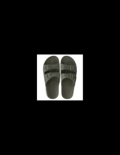 Sale cacatoes Claquettes Femme Rio de Janeiro Dark Kaki