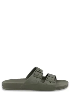 Sale cacatoes claquettes homme rio de janeiro men dark kaki