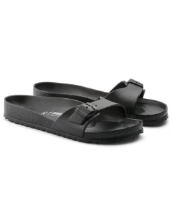 Sale birkenstock Claquettes Mixte Madrid Eva caoutchouc noir