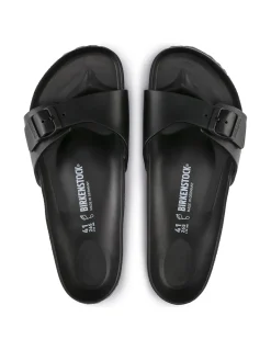 Sale birkenstock Claquettes Mixte Madrid Eva caoutchouc noir