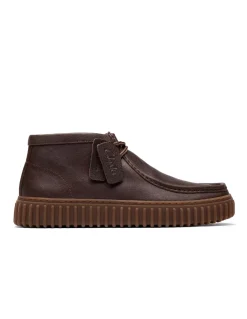 Discount clarks Derbies Homme torhill hi dark brown lea