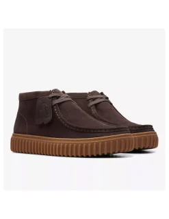 Clearance clarks Derbies Homme torhill hi dark brown suede