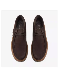 Clearance clarks Derbies Homme torhill hi dark brown suede