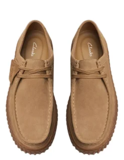 Discount clarks Derbies Homme Torhill Lo Dark Sand Suede