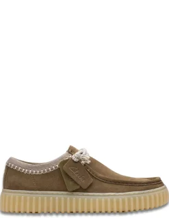 Sale clarks Derbies Homme torhill lo dark olive combi
