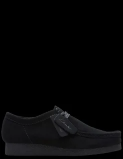 Outlet clarks Derbies homme wallabee evo black suede