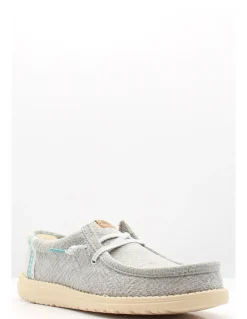 Clearance dude Derbies Homme Wally Jute Gris