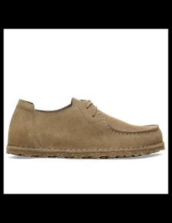 New birkenstock Derbies Mixte utti lace leve gray taupe