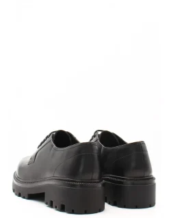 Discount hosis villa group Derby Femme Cuir Noir