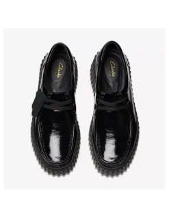 Best clarks Derby Femme torhill bee black pat