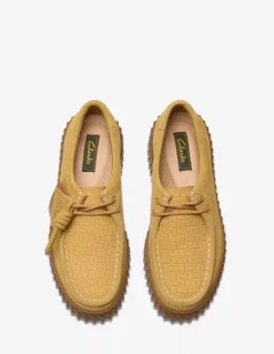 Clearance clarks Derby Femme Torhill Bee daim Jaune