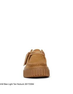 Discount clarks Derby femme torhill bee light tan nubuck