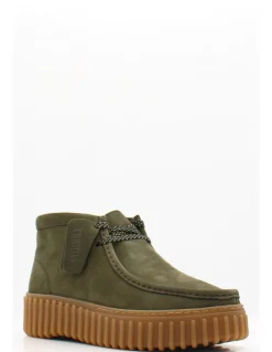 Clearance clarks Derby Femme torhill moss dark green nub